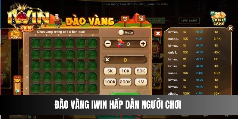 Đào Vàng IWIN hấp dẫn người chơi